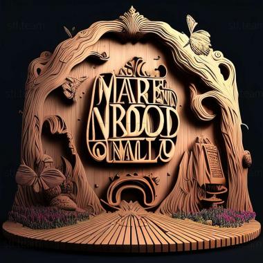3D model Tim Burtons Alice in Wonderland game (STL)
